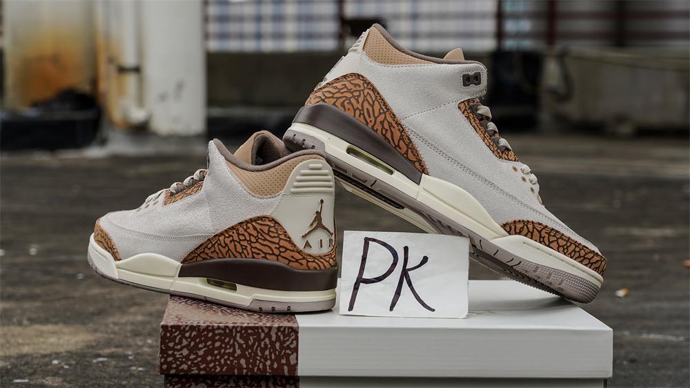 PK GOD Jordan 3 Retro Palomino RETAIL MATERIALS READY TO SHIP